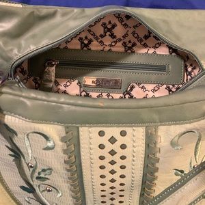 Roxbury by Nicole Lee green large purse
